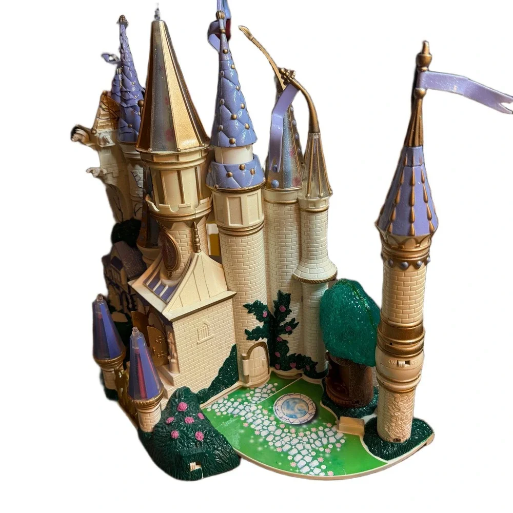 Trendmasters Disney Beauty & the Beast Castle Playset Purple Gold Vintage 1997